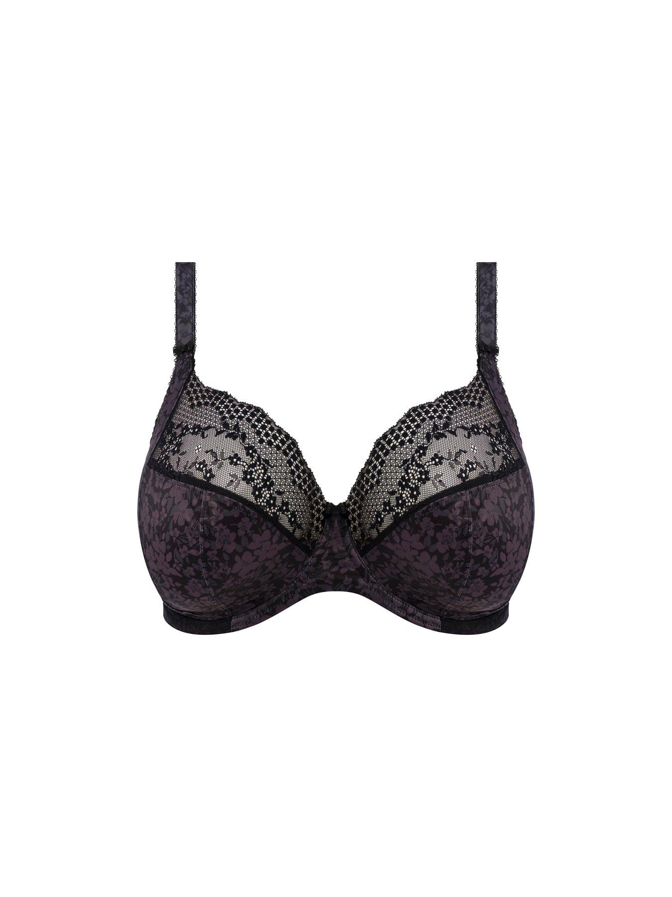 Image 4 of 4 of Elomi Lucie Underwired Plunge Bra - Black