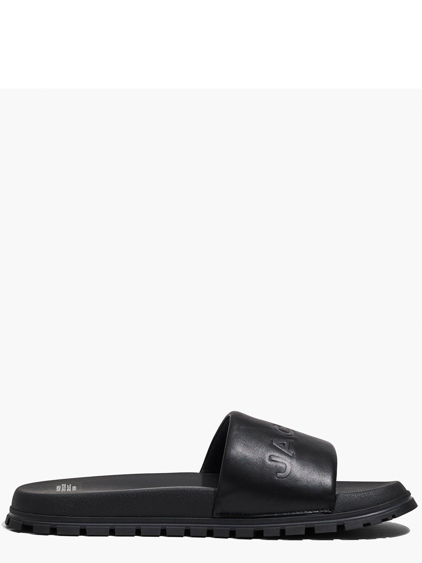 Marc jacobs best sale slides black