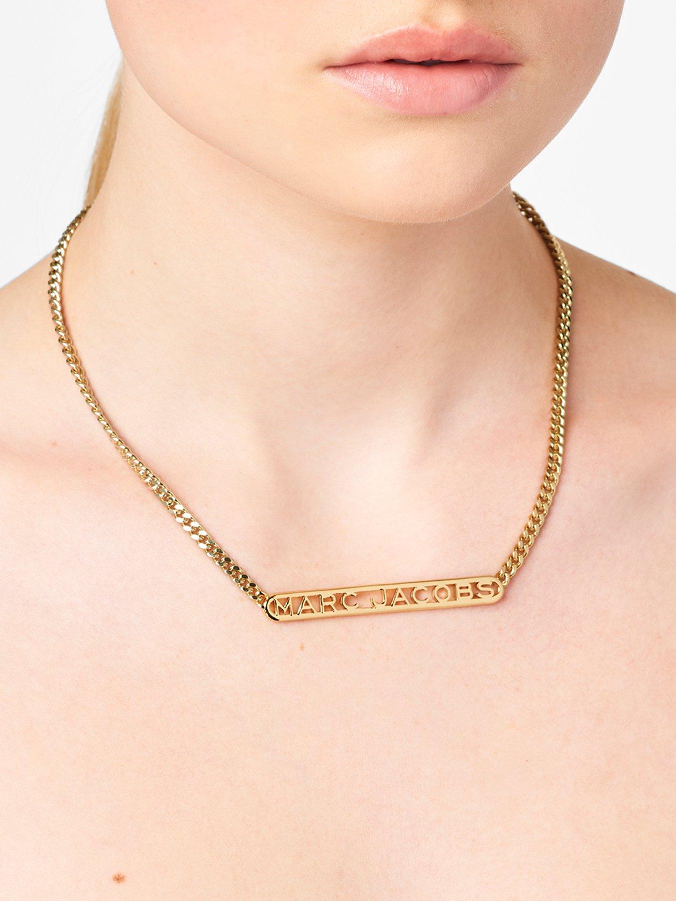 MARC JACOBS Monogram Chain - Gold | Very.co.uk