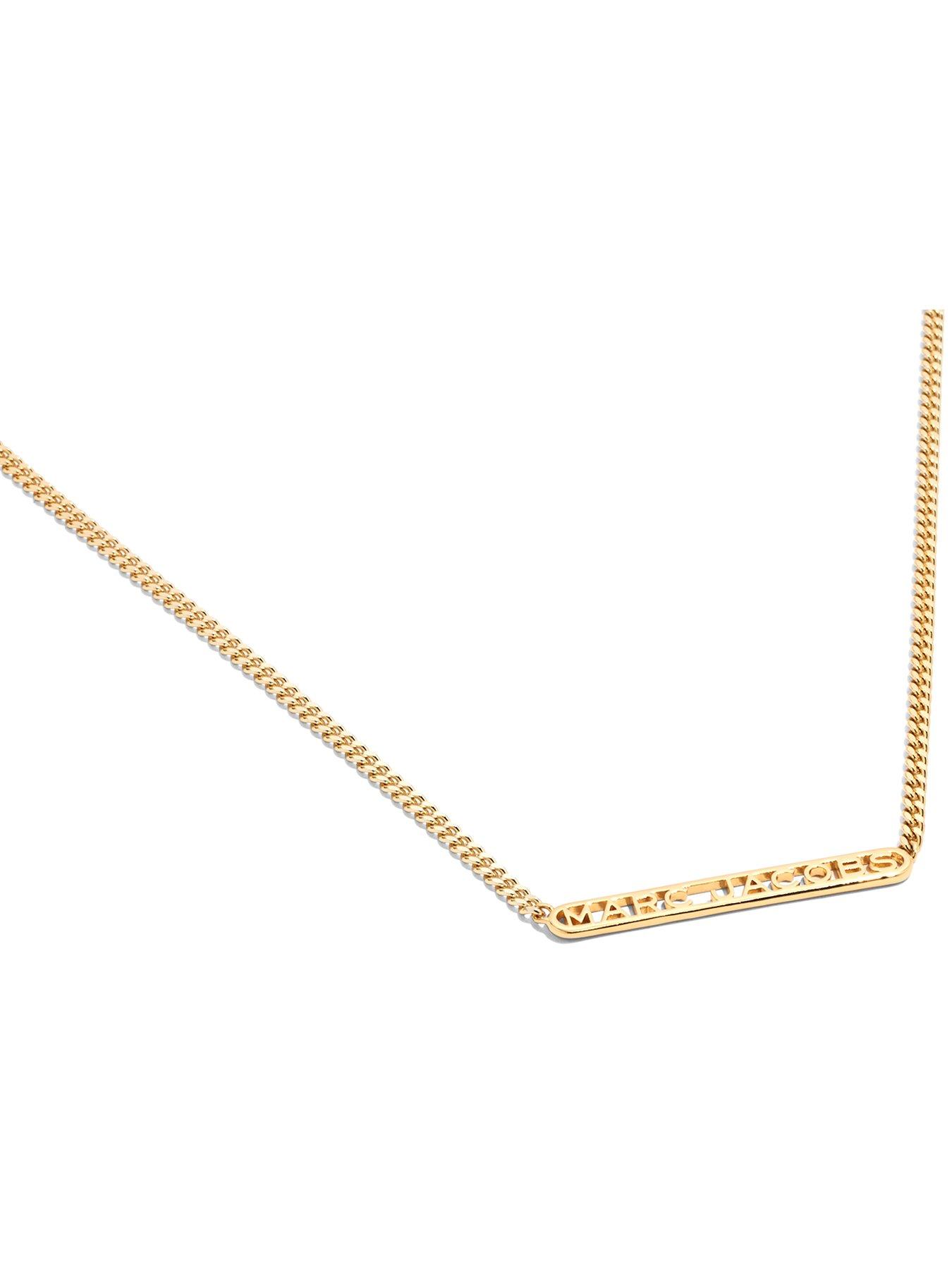 MARC JACOBS Monogram Chain - Gold | Very.co.uk