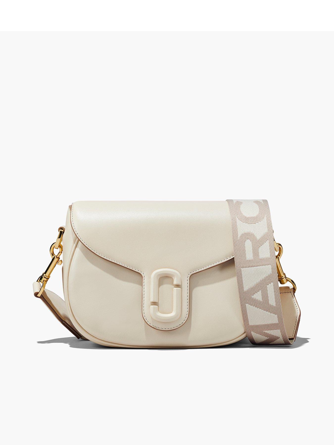 MARC JACOBS The Large Saddle Bag Cloud White Very