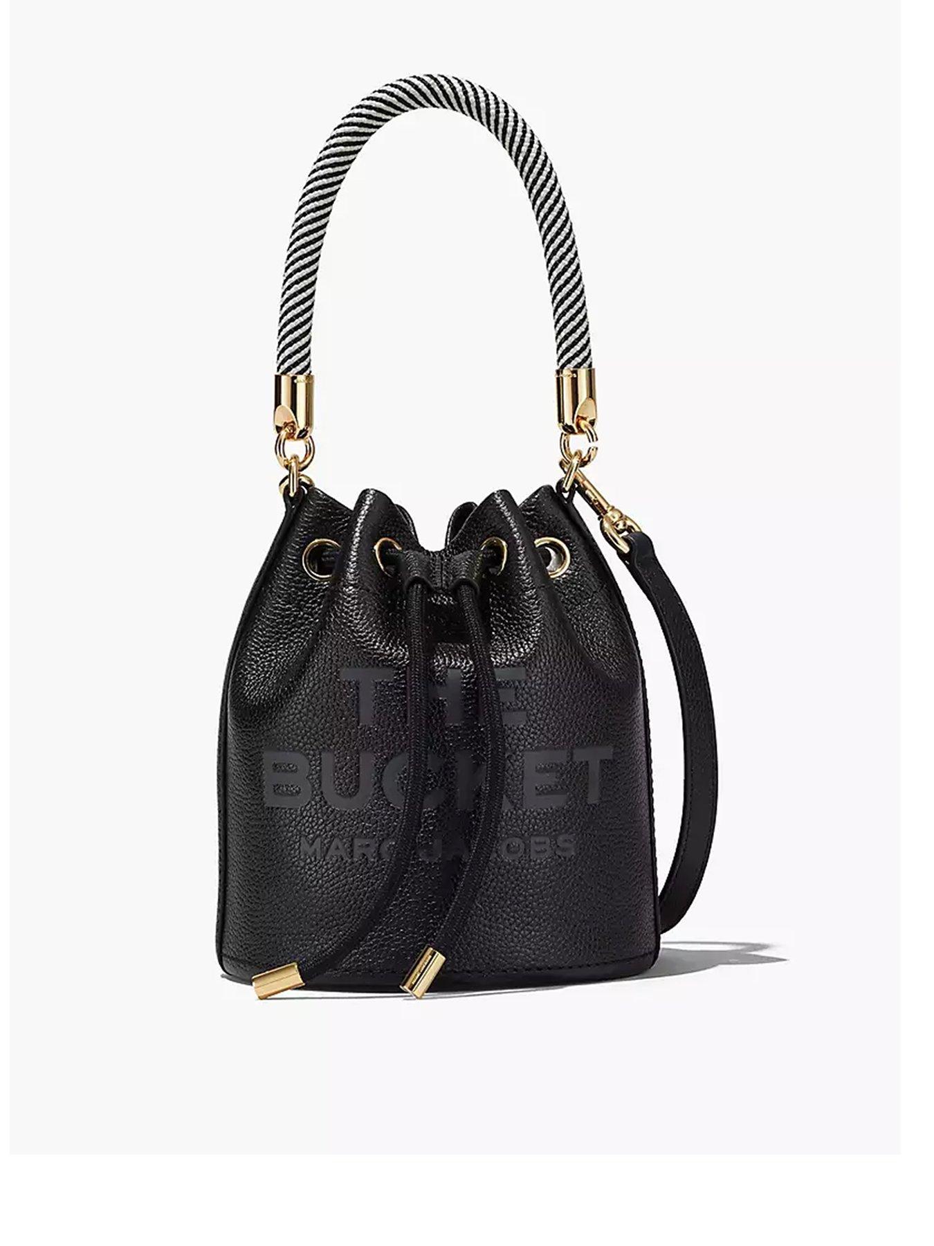 MARC JACOBS The Leather Bucket Bag - Black