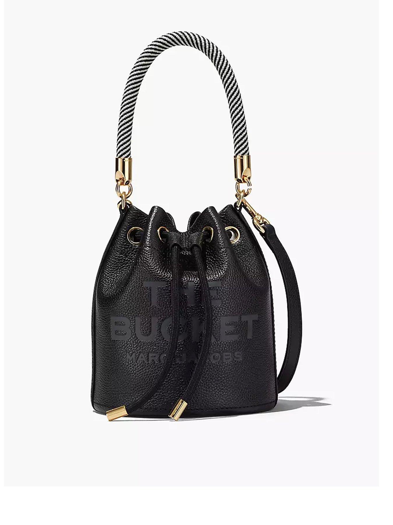 undefined The Micro Bucket Bag - Black