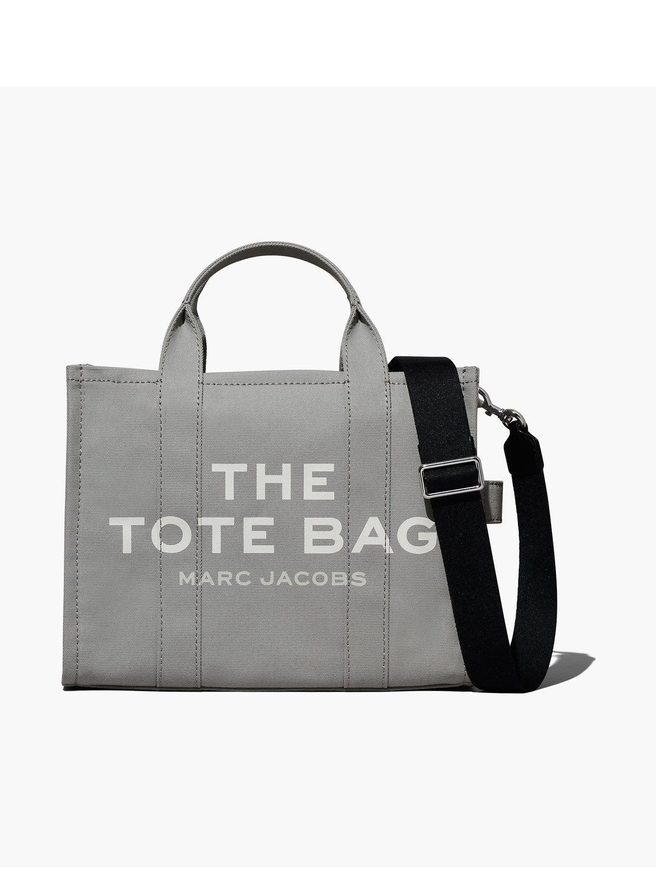 MARC JACOBS The Medium Canvas Tote Bag - Wolf Grey | very.co.uk