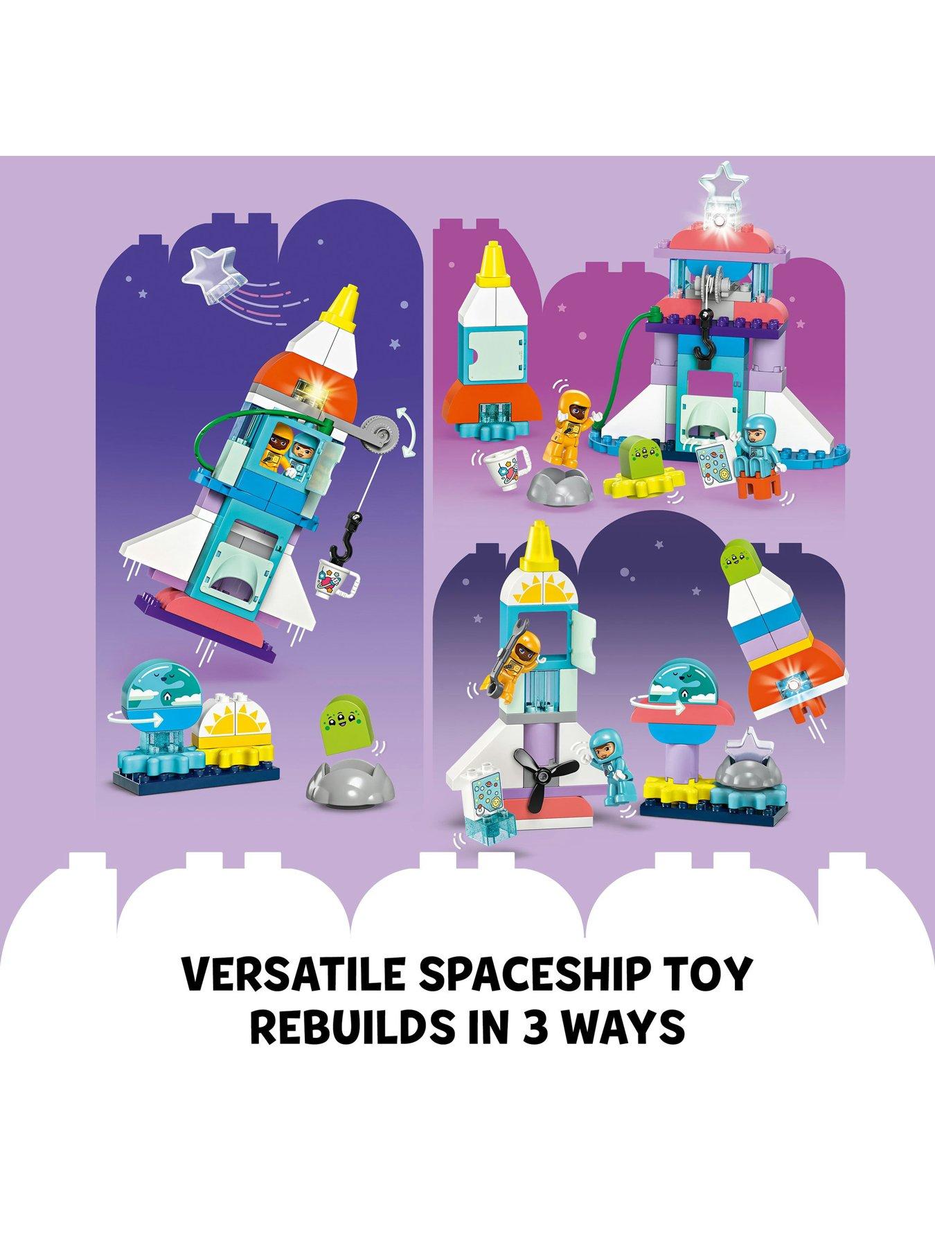 LEGO Duplo 3in1 Space Shuttle Adventure Toy 10422 | Very