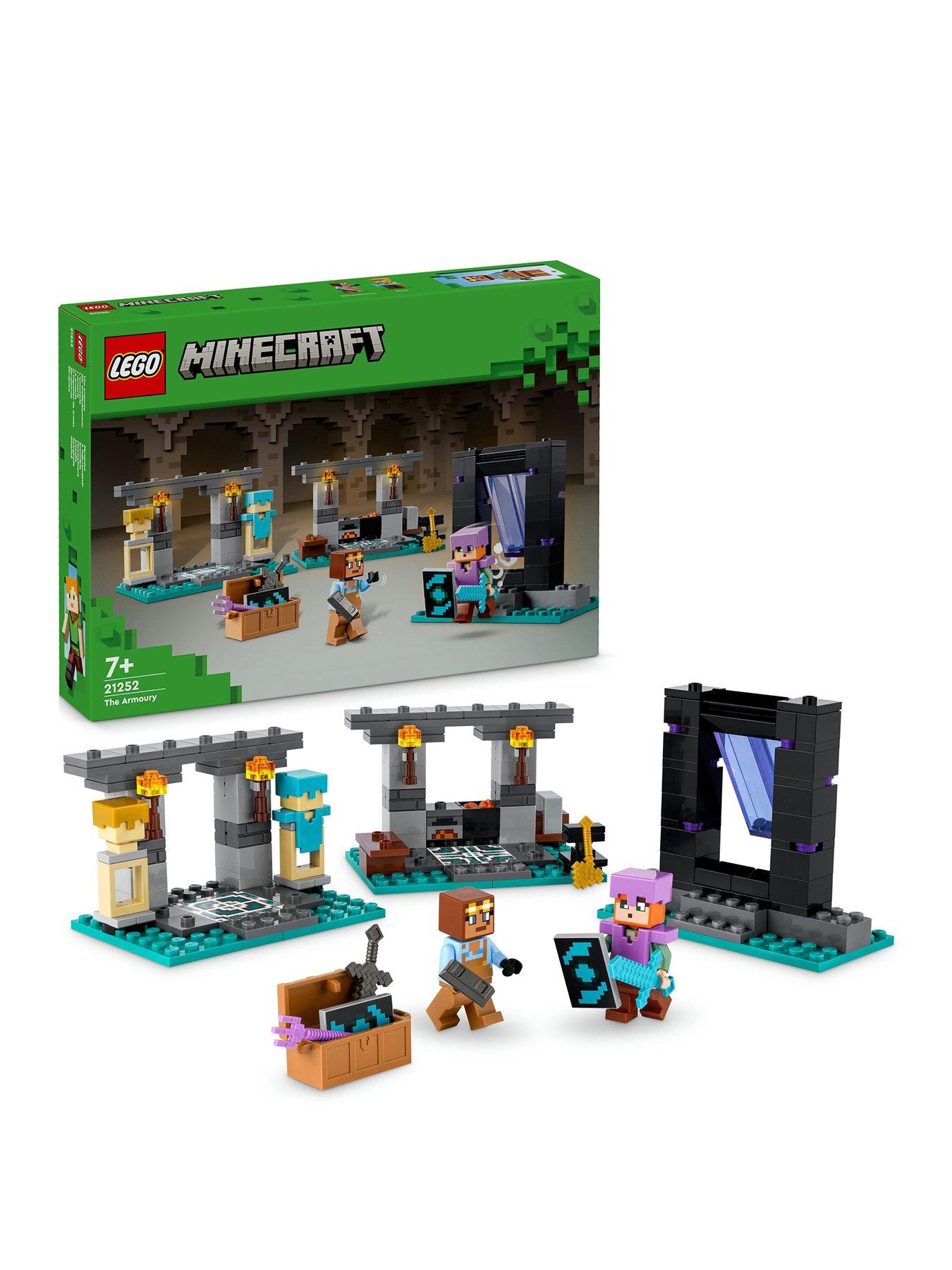 LEGO Minecraft The Armoury Toy with Figures 21252