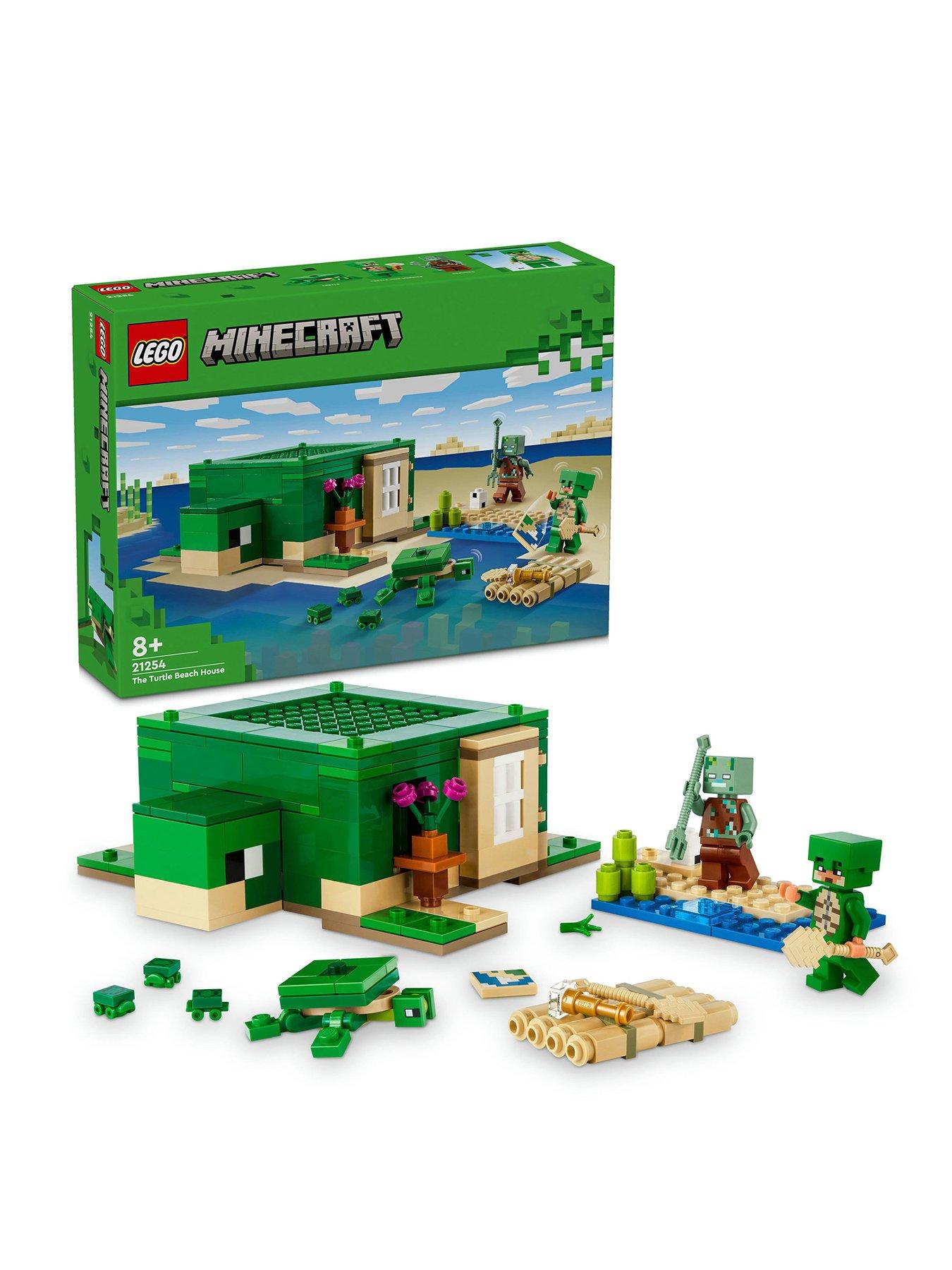 LEGO Minecraft The Turtle Beach House Model 21254 | Very.co.uk