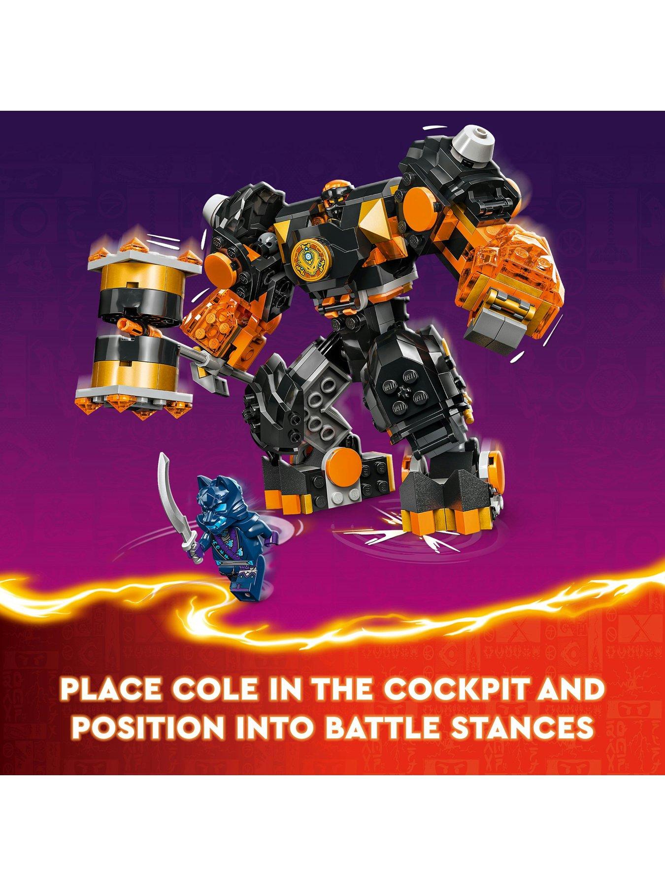 Image 5 of 8 of LEGO Ninjago Cole&rsquo;s Elemental Earth Mech Action Figure 71806