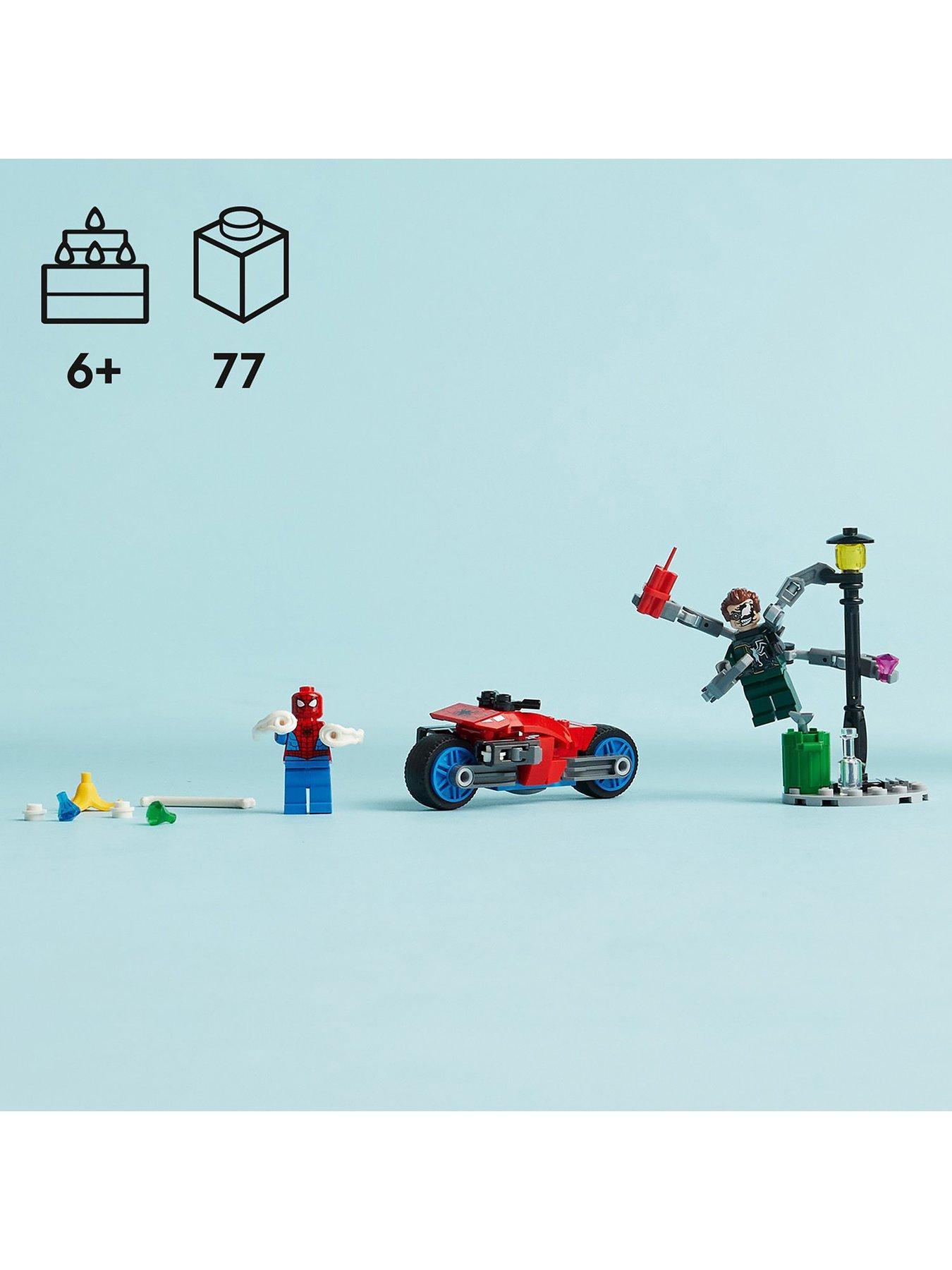 Lego shop spiderman bike