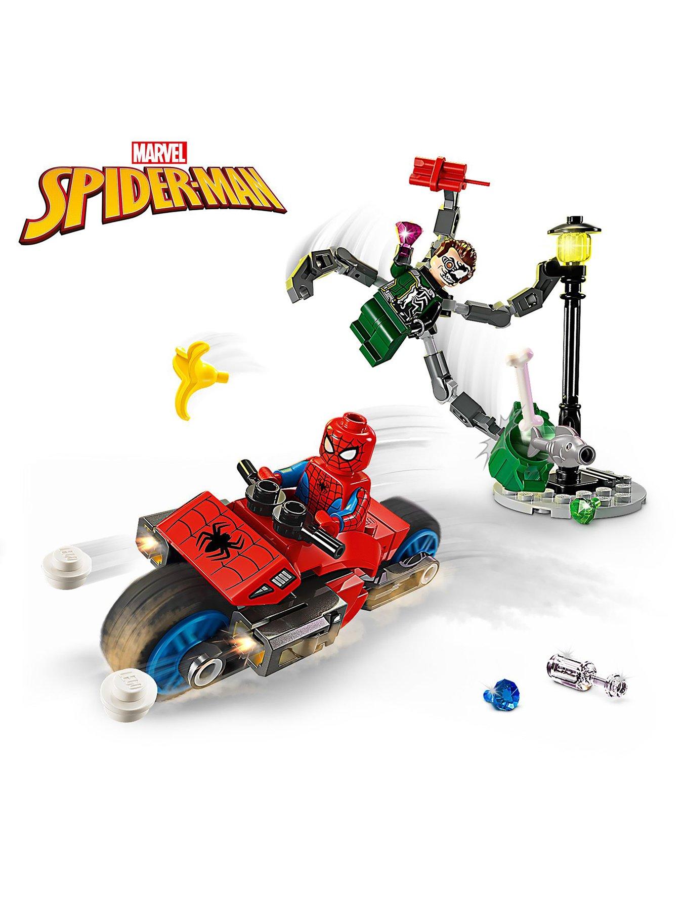 Lego 2025 spiderman motorcycle