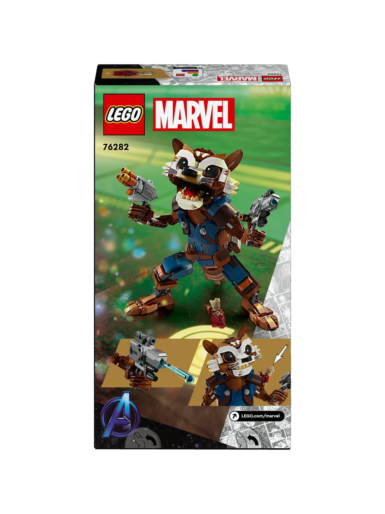 super héros lego marvel groot