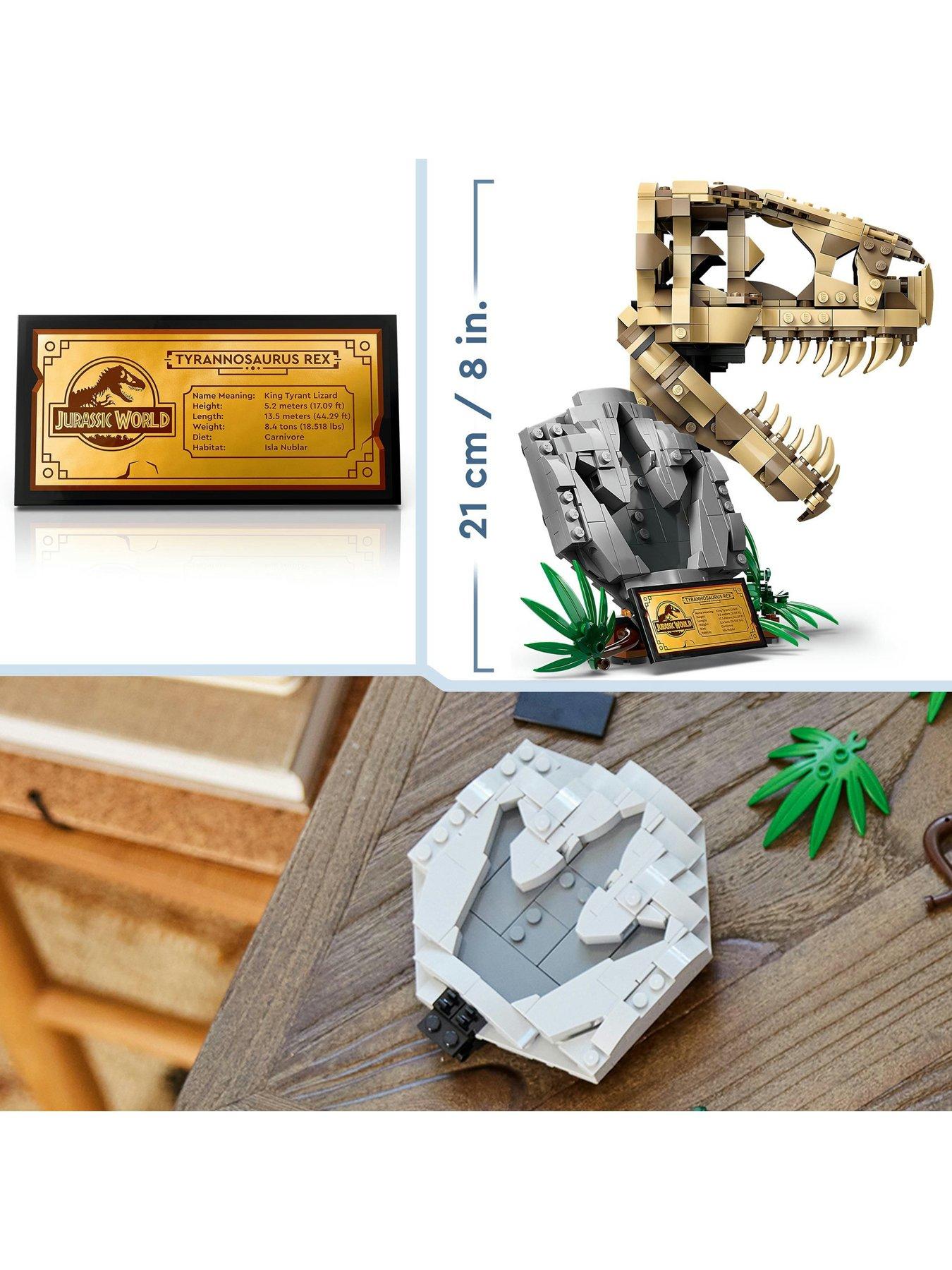 Image 4 of 7 of LEGO Jurassic World Dinosaur Fossils: T. rex Skull Toy 76964