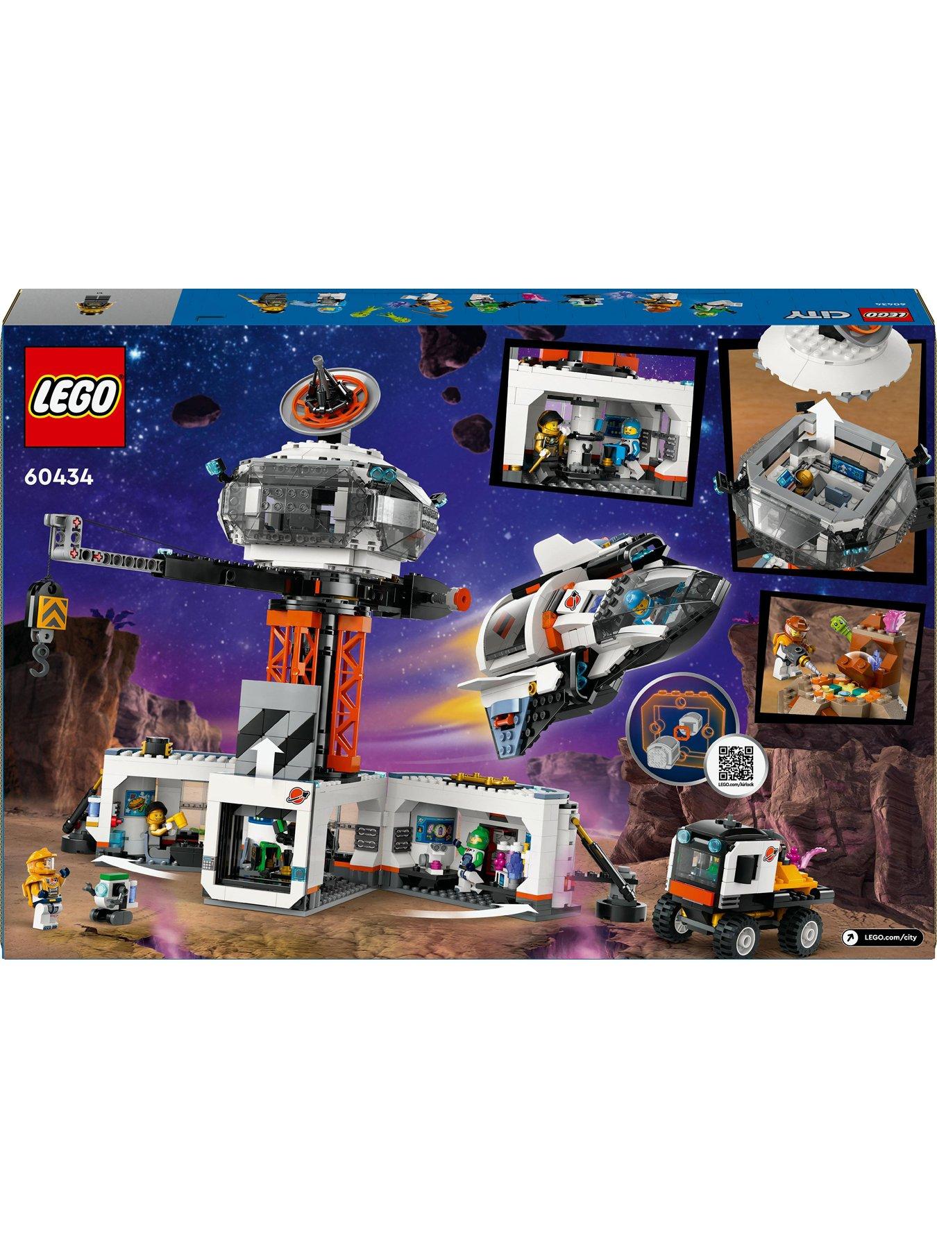 LEGO City Space Base and Rocket Launchpad Toy Playset 60434 Very