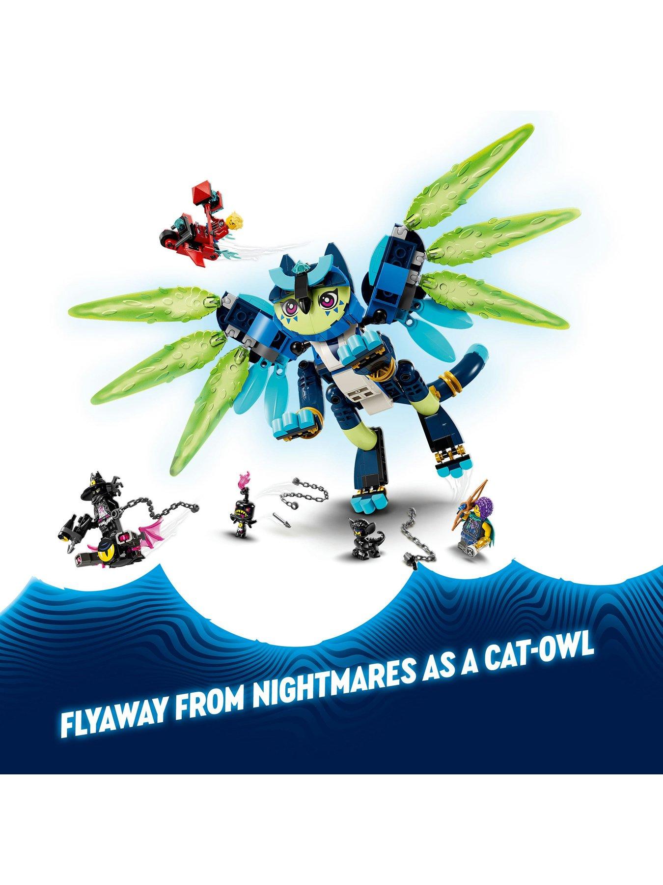 Image 4 of 8 of LEGO DreamZzz Zoey and Zian the Cat-Owl Toy 71476