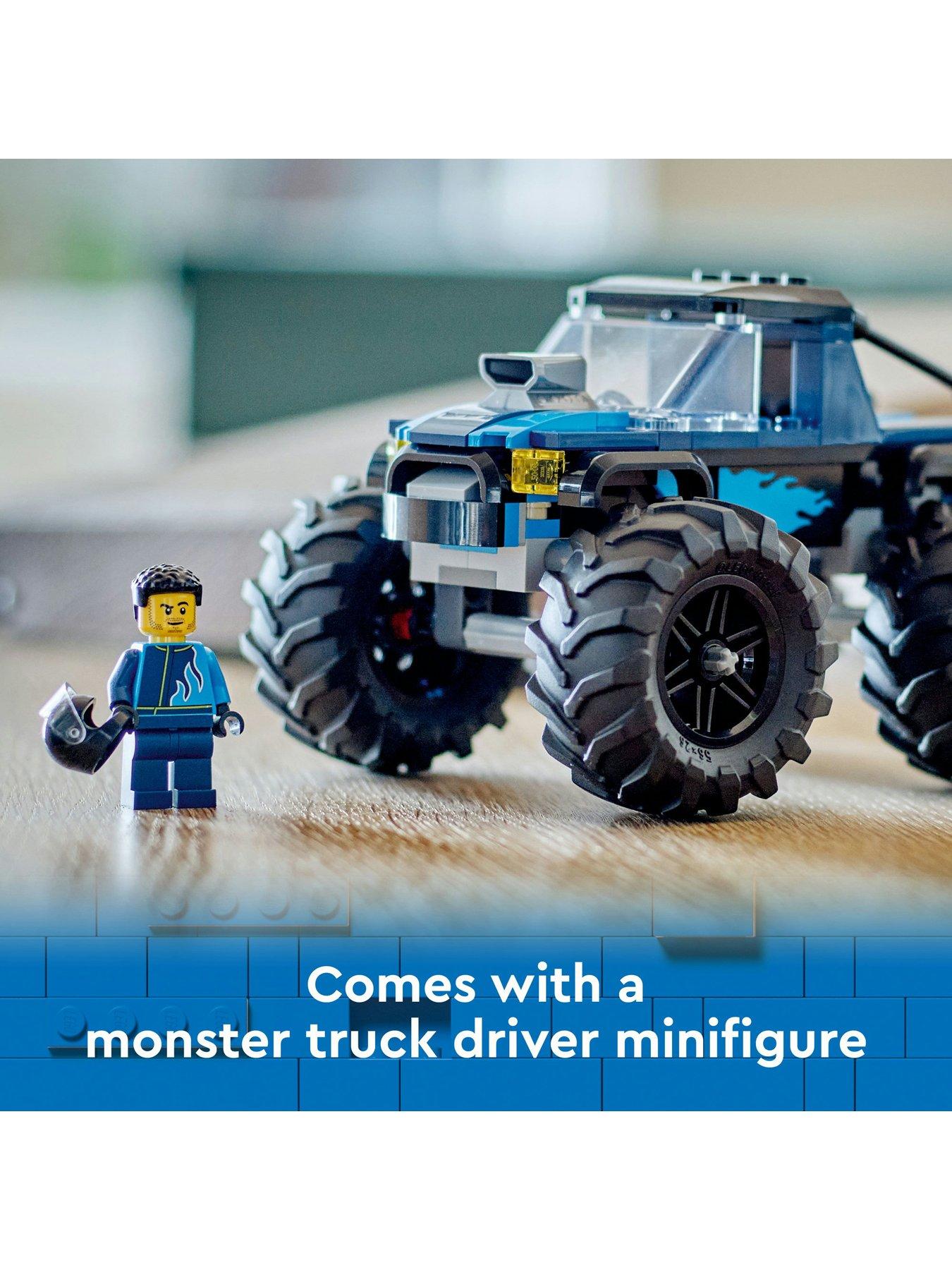 Image 5 of 8 of LEGO City Blue Monster Truck Toy Vehicle Playset 60402
