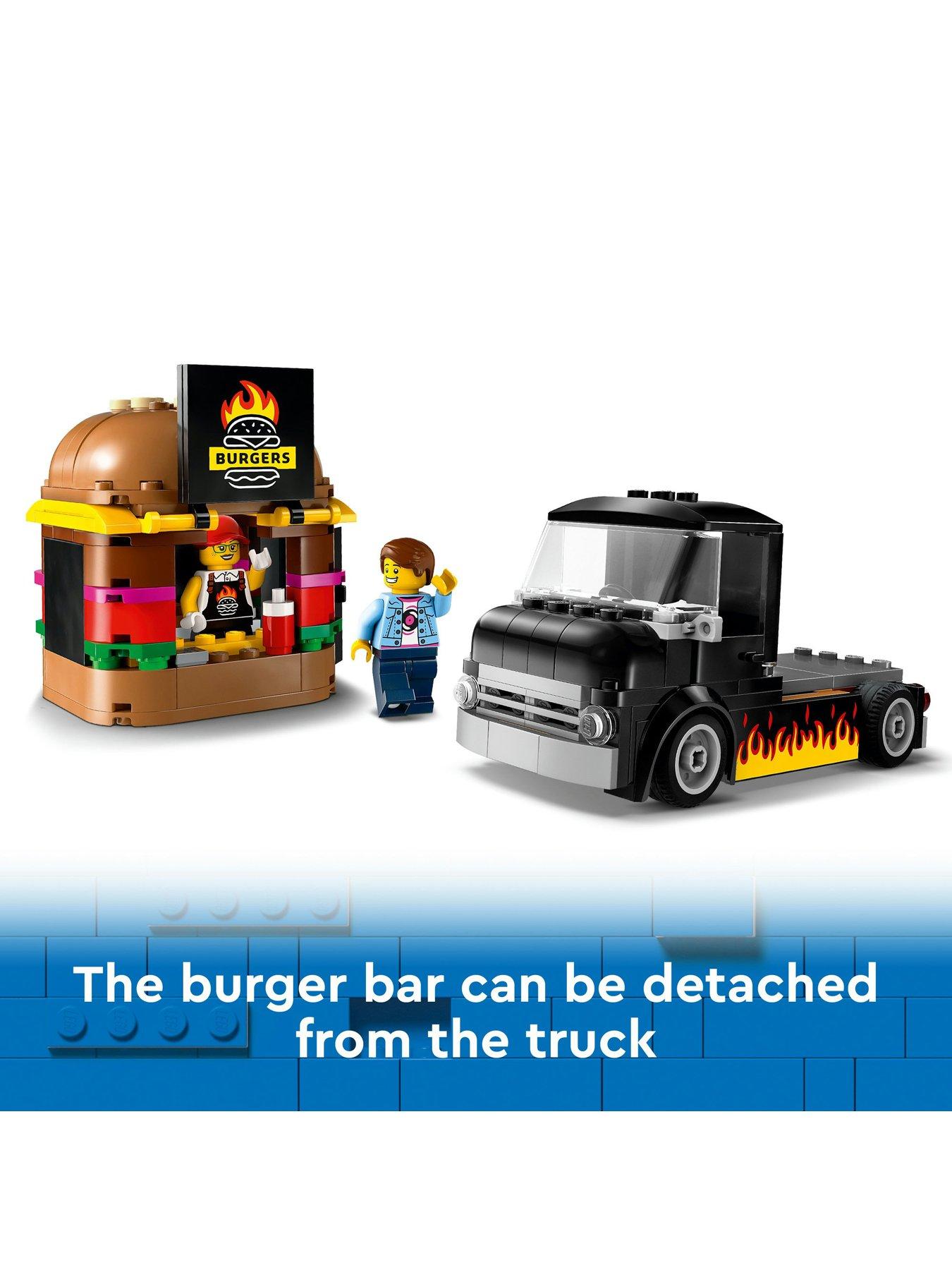 Lego burger sales bar