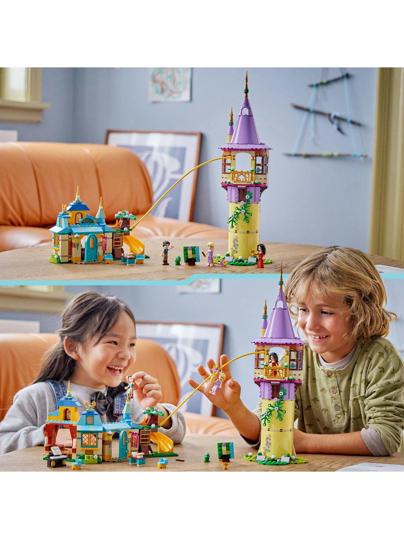 LEGO Disney Princess Rapunzel's Tower & The Snuggly Duckling Tangled  Building Toy with Flynn Rider and Mother Gothel Mini-Dolls, Disney Princess  Toy, Fun Gift for Girls and Boys Ages 6 Plus, 43241 