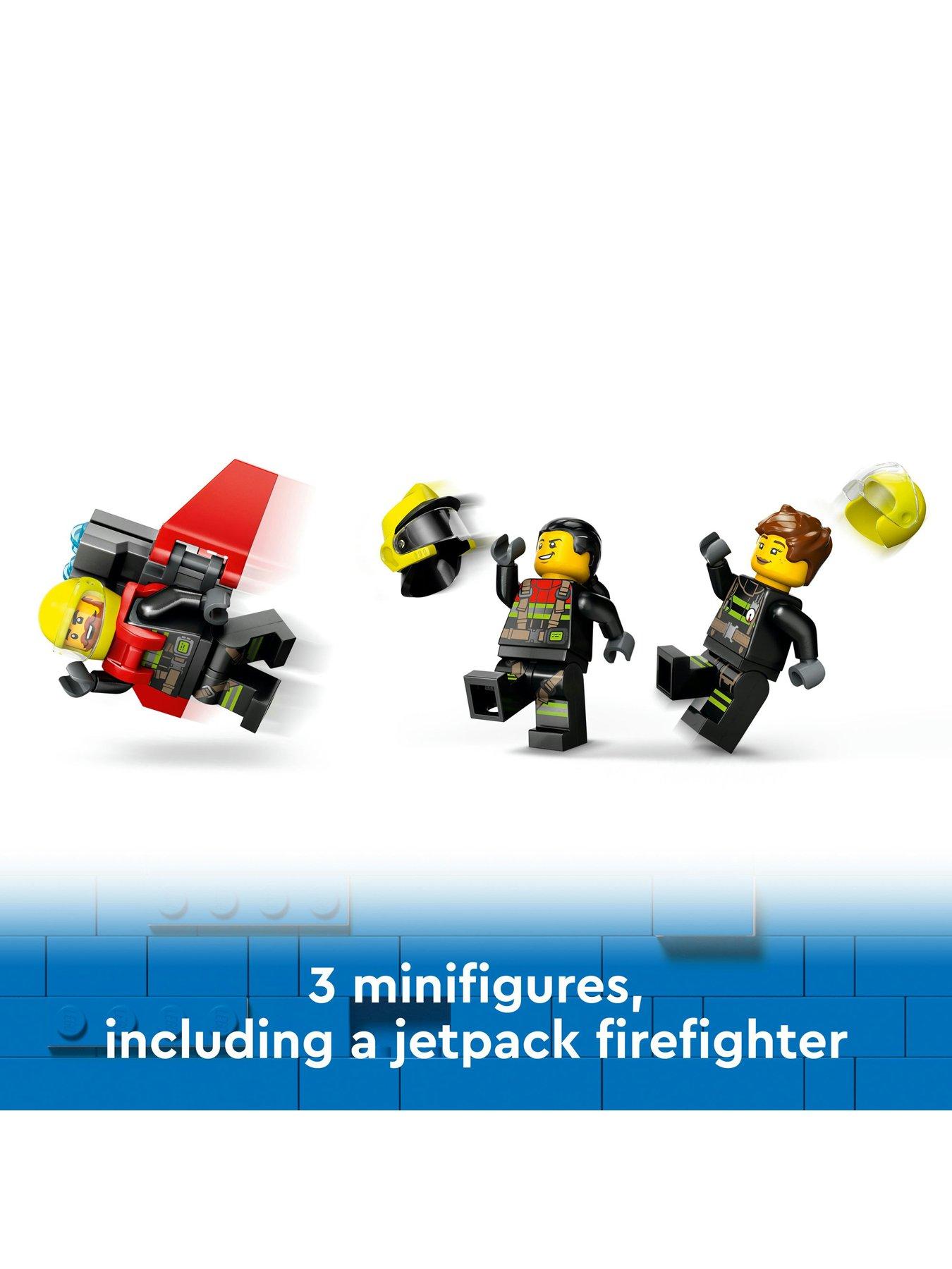 LEGO City Fire Rescue Plane Building Toy Set 60413 Very
