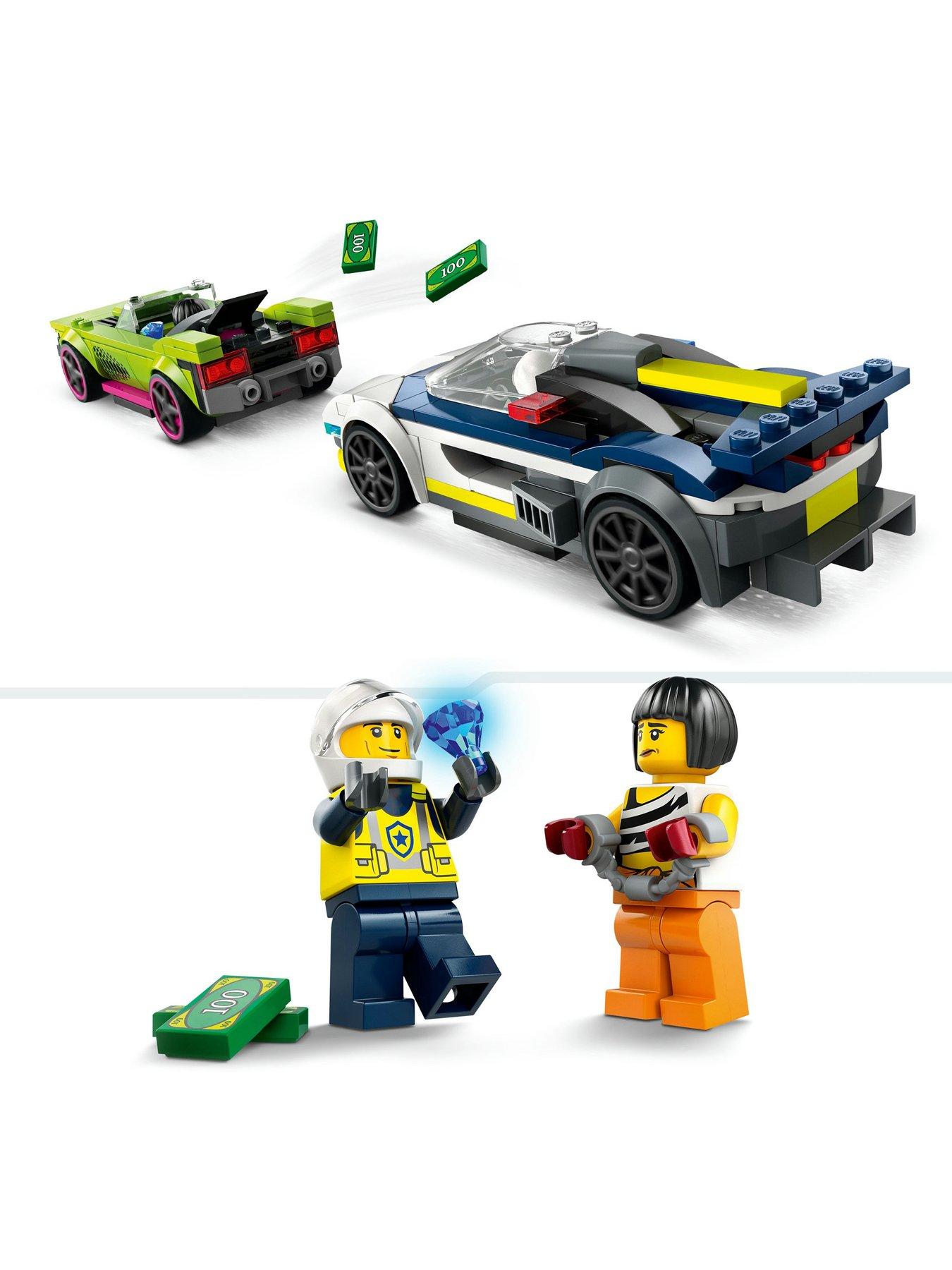 LEGO City Police Car and Muscle Car Chase Set 60415 Very