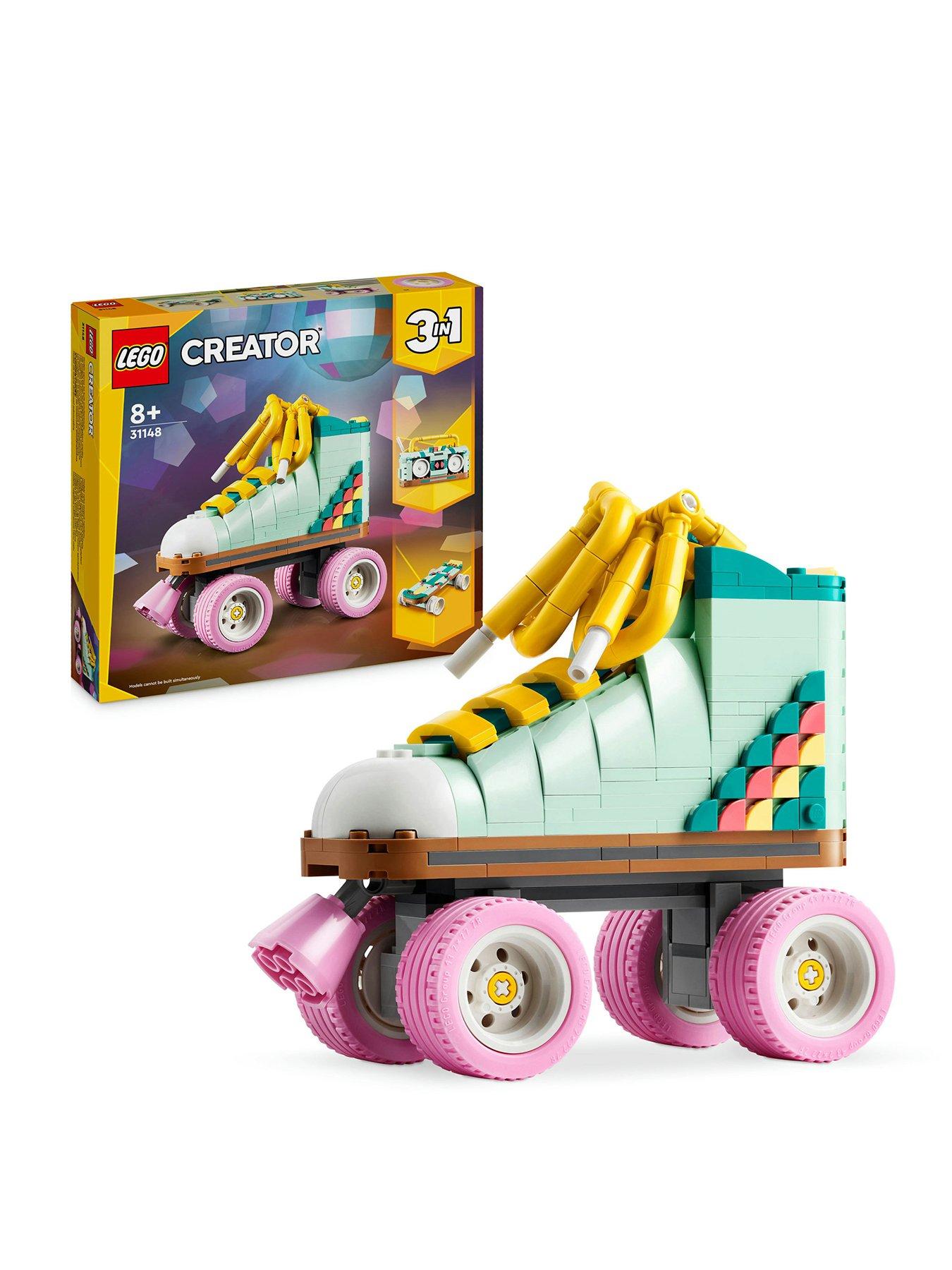 LEGO Creator 3in1 Retro Roller Skate Toy Set 31148 Very