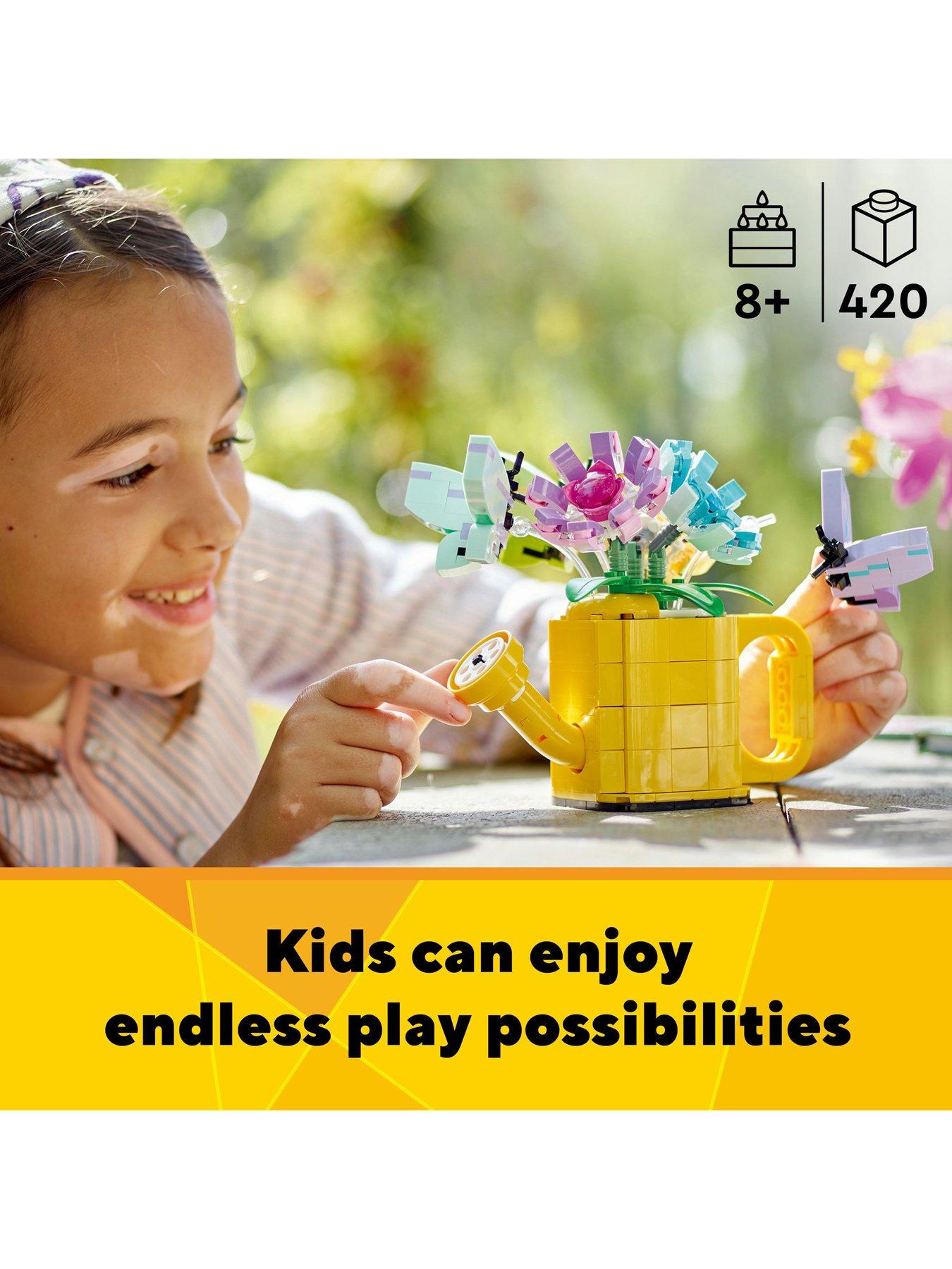 LEGO Creator 3in1 Flowers in Watering Can Toy 31149 Very