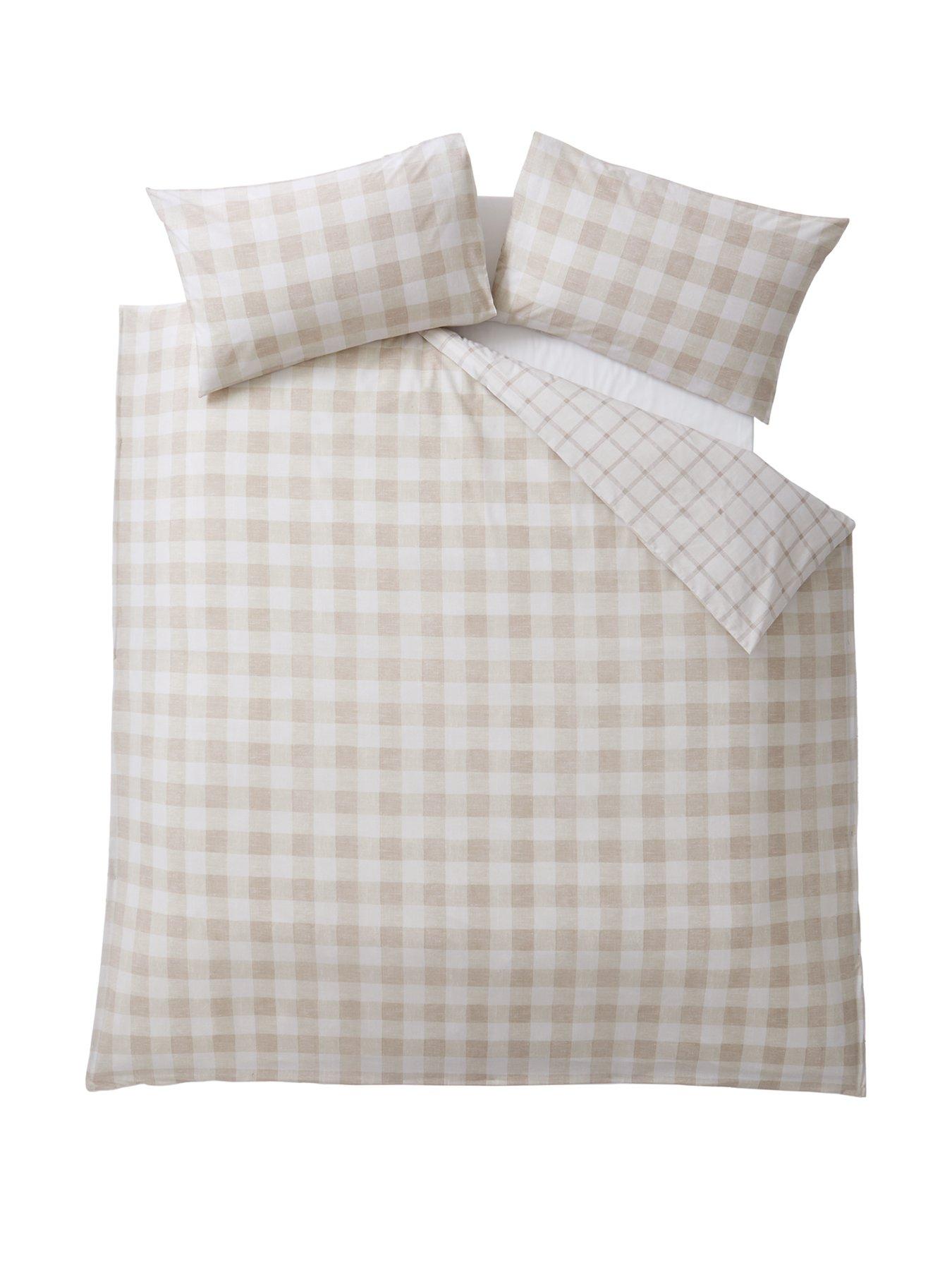 Image 2 of 6 of Everyday Modern Farmhouse Gingham Check Duvet Cover Set