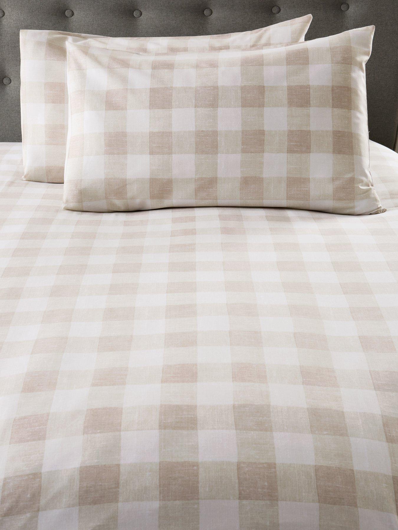 Image 4 of 6 of Everyday Modern Farmhouse Gingham Check Duvet Cover Set
