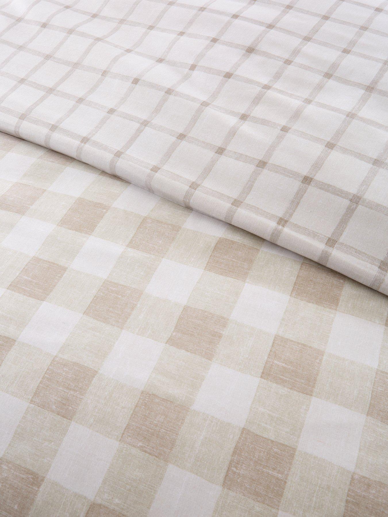 Image 5 of 6 of Everyday Modern Farmhouse Gingham Check Duvet Cover Set