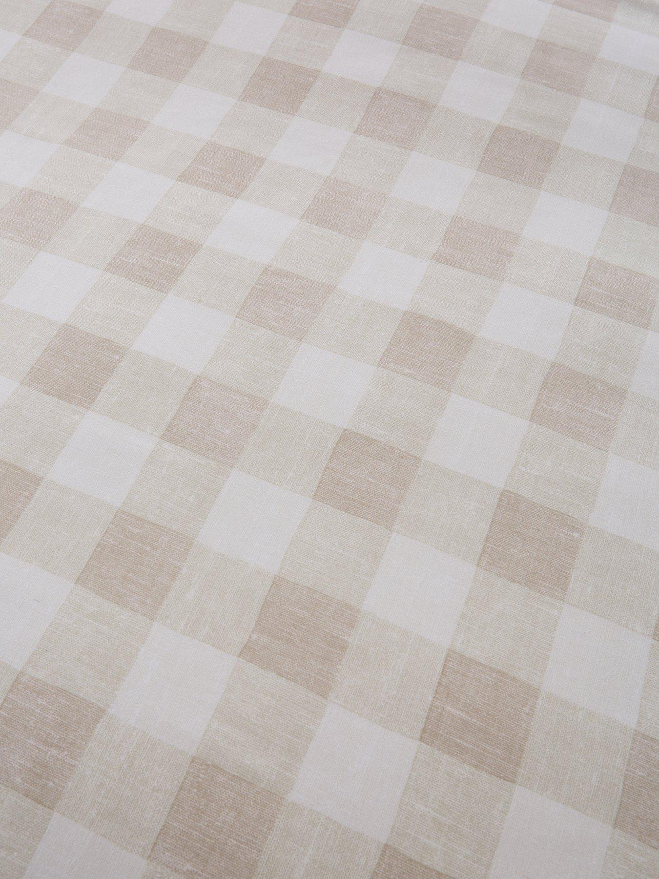 Image 6 of 6 of Everyday Modern Farmhouse Gingham Check Duvet Cover Set