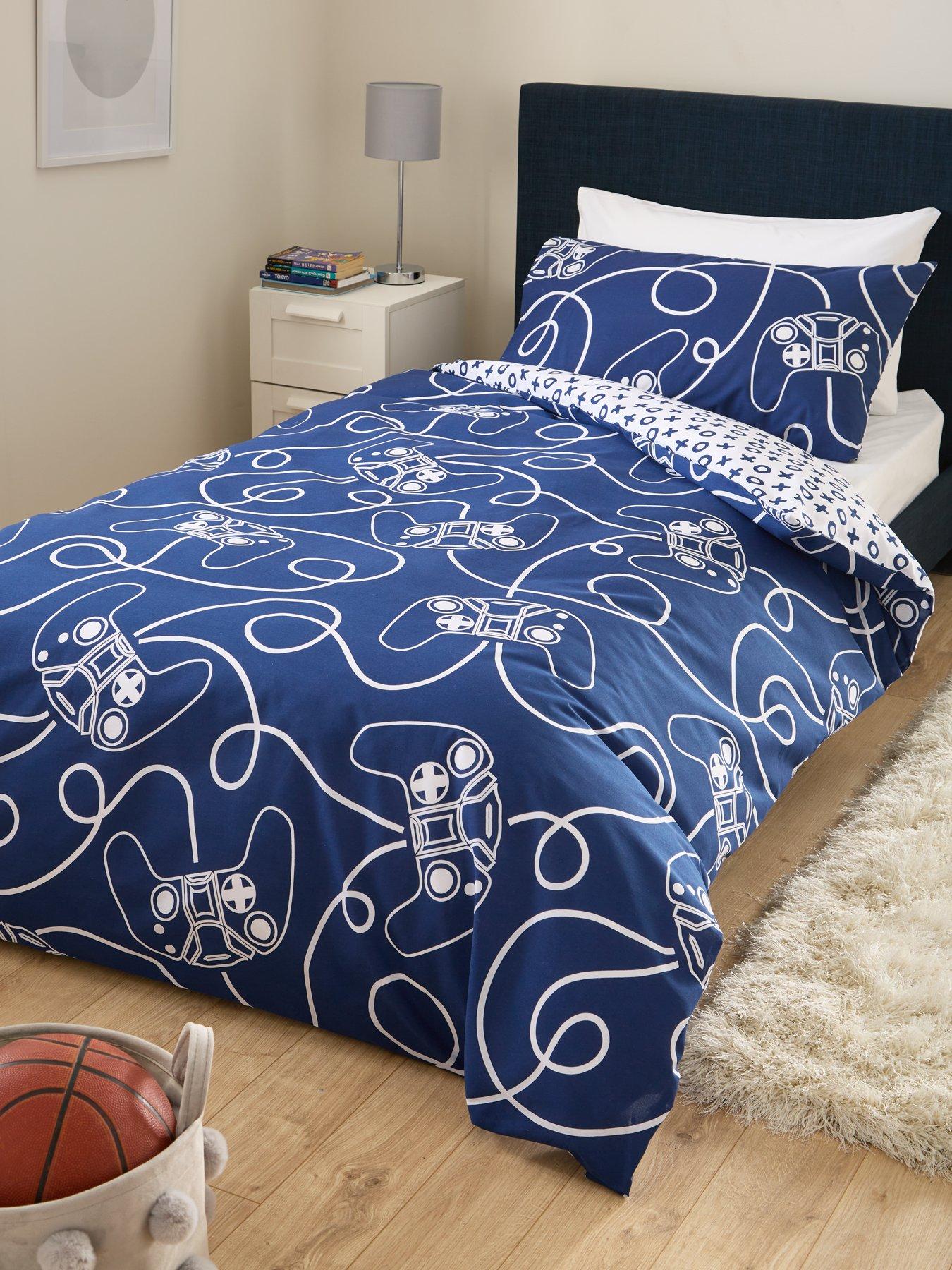 Image 1 of 3 of Everyday Kids Gamer Print Duvet Cover Set