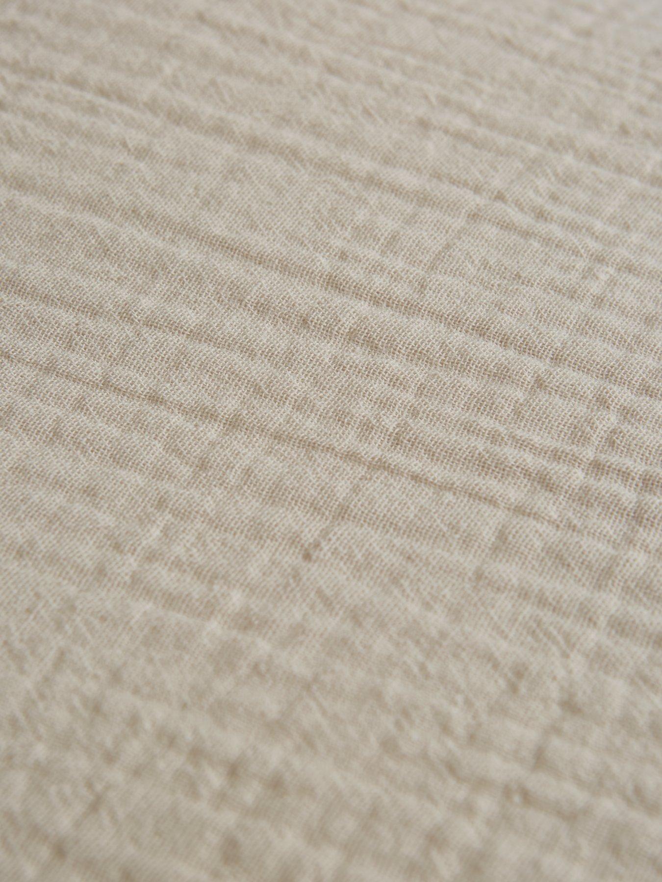 Image 5 of 6 of Very Home Muslin Duvet Cover Set in Natural