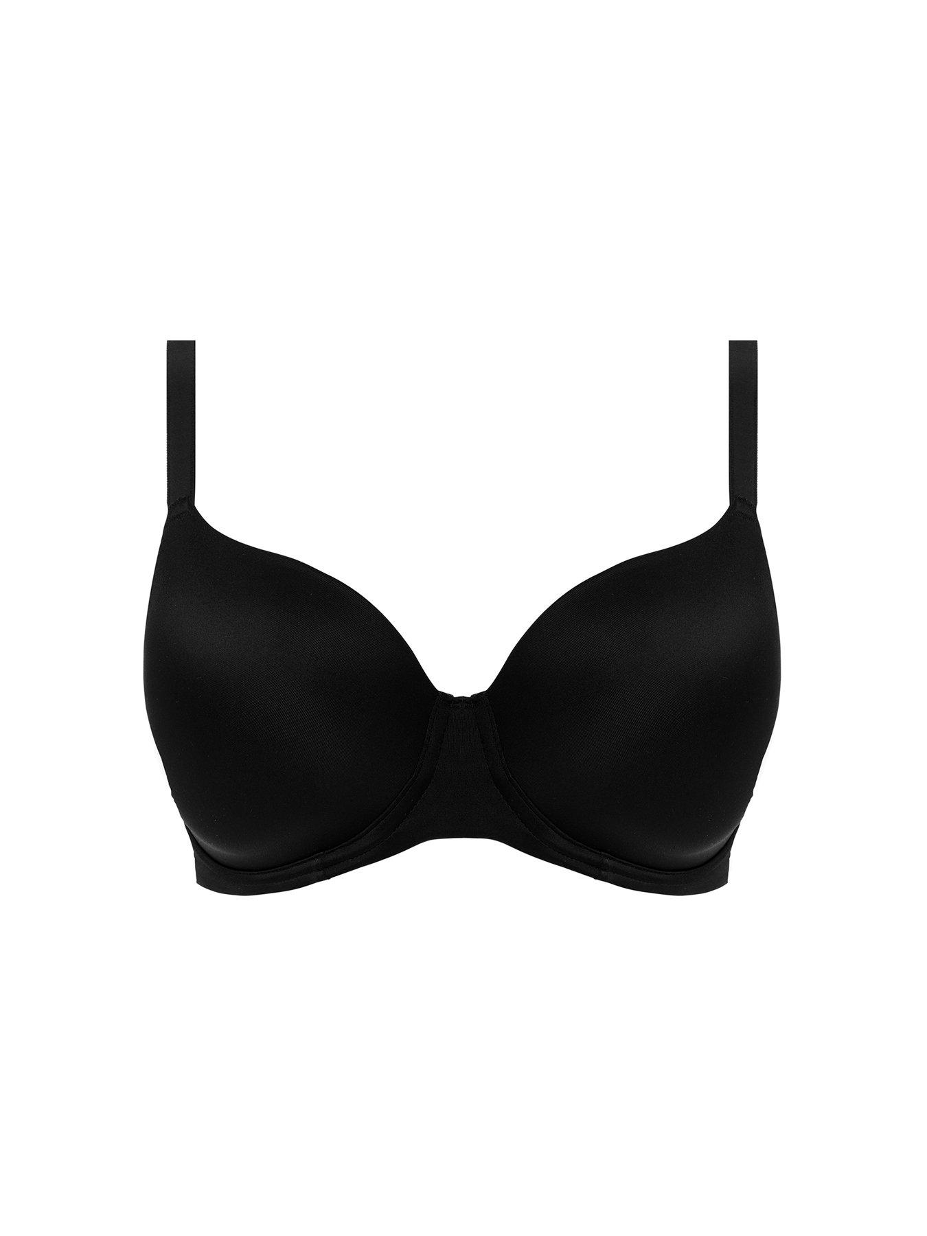 Image 2 of 4 of Freya Undetected Underwired Moulded T-shirt Bra - Black