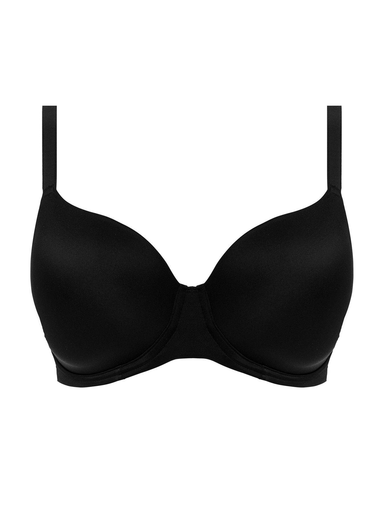 Image 4 of 4 of Freya Undetected Underwired Moulded T-shirt Bra - Black