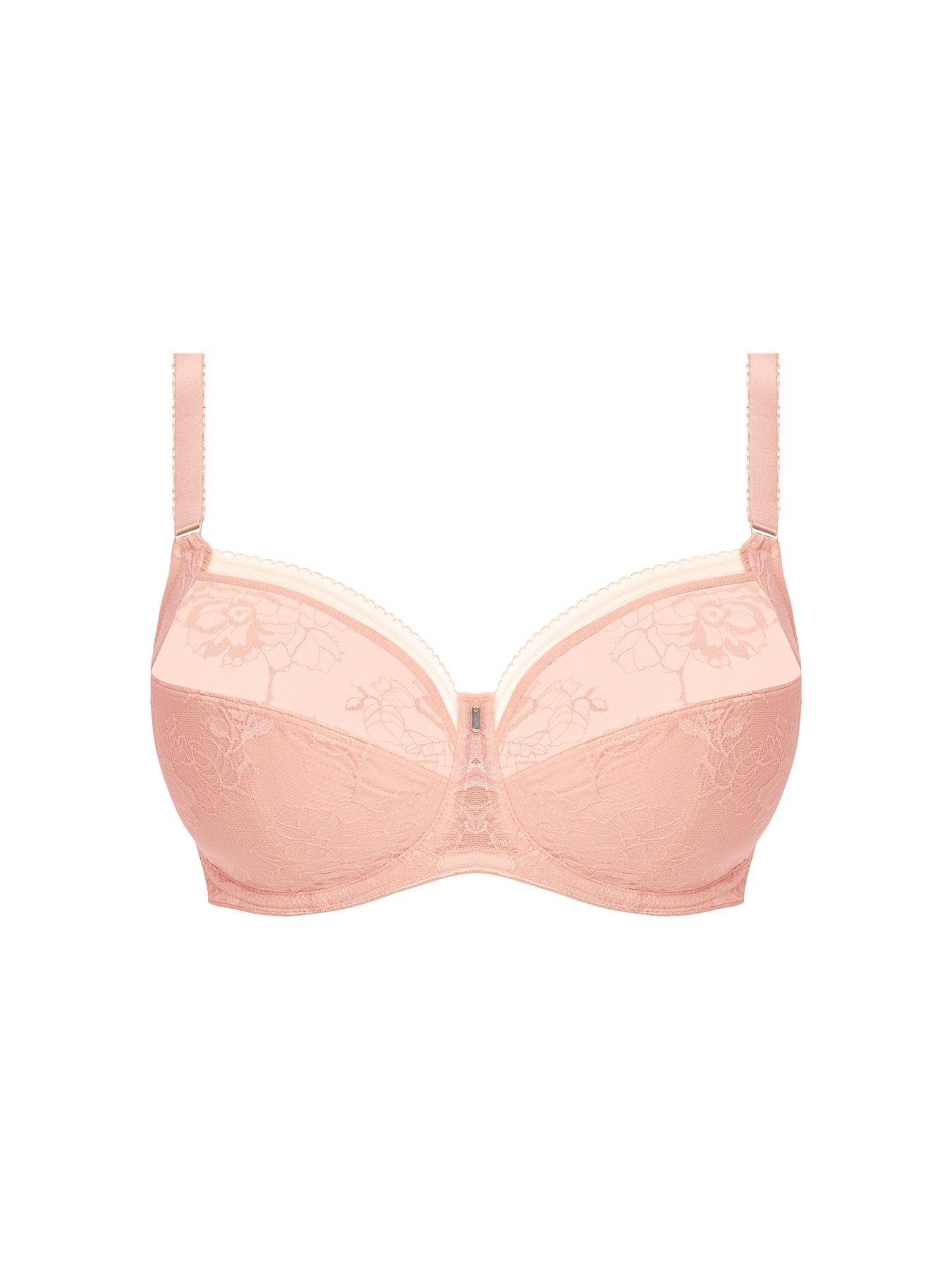 Image 4 of 4 of Fantasie Fusion Lace Underwired Side Support Bra - Pink