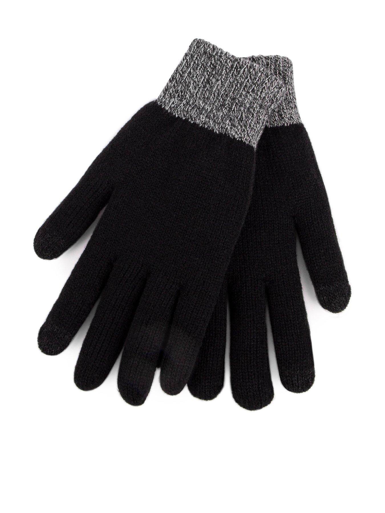 TOTES Thermal Double Lined Knitted Smartouch Gloves very.co.uk