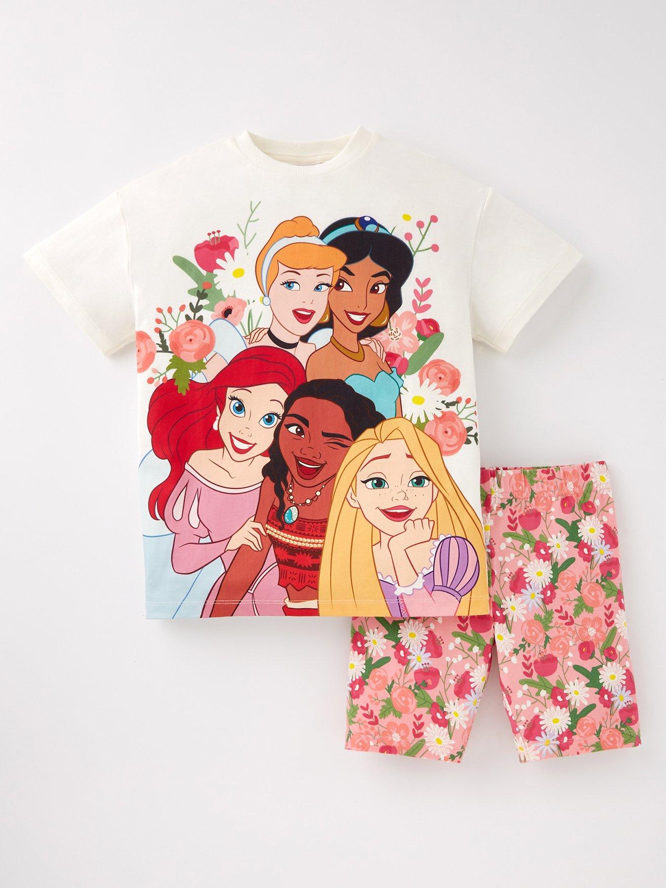 disney-princess-2-piece-t-shirt-and-cycling-short-multi