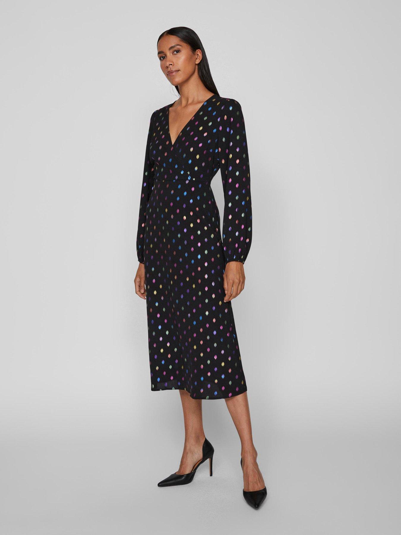 Vila polka 2024 dot dress