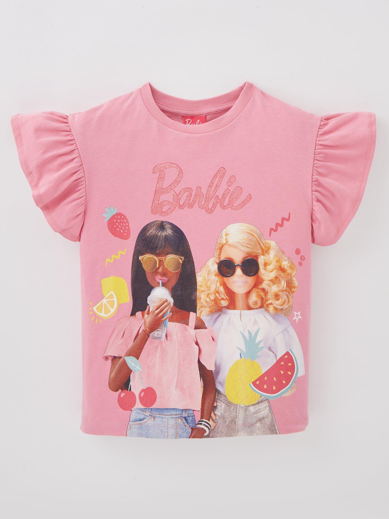 barbie-fruits-frill-sleeve-t-shirt-pink