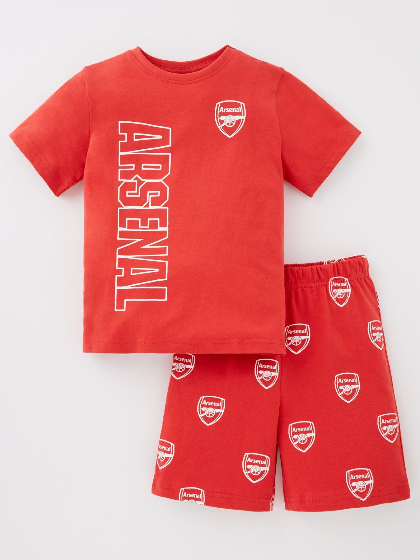 arsenal-fc-short-sleeve-pyjamas-red