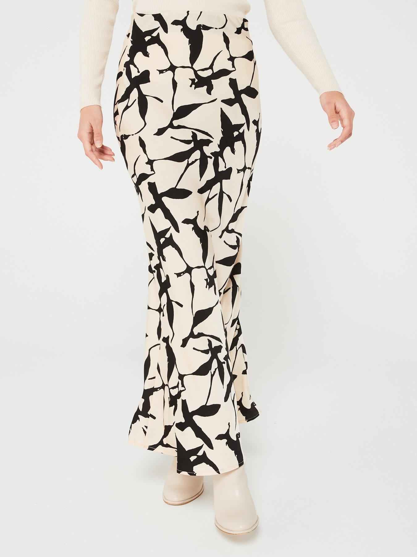 High waisted clearance maxi skirt uk