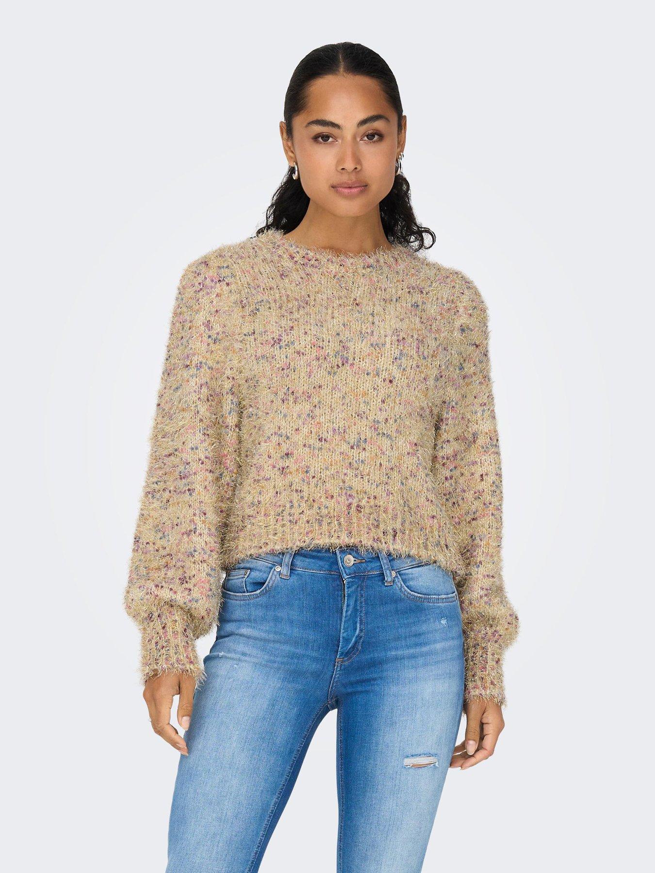 only-glitter-crew-neck-jumper-brown