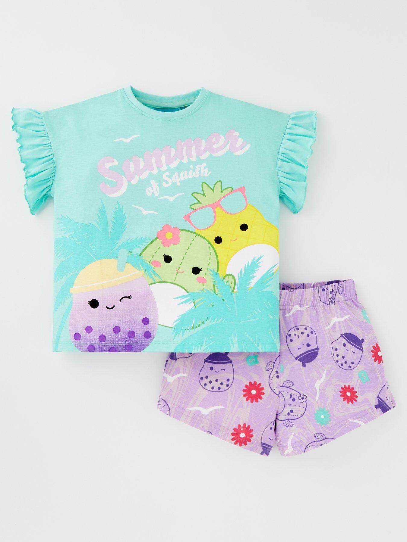 squishmallows-frill-short-pyjamas