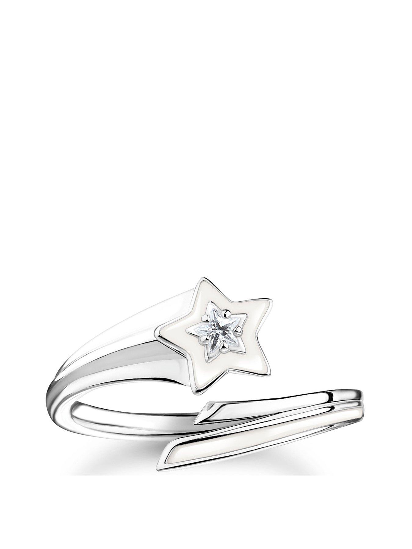 Ring Large Black Stone with Star for women – THOMAS SABO