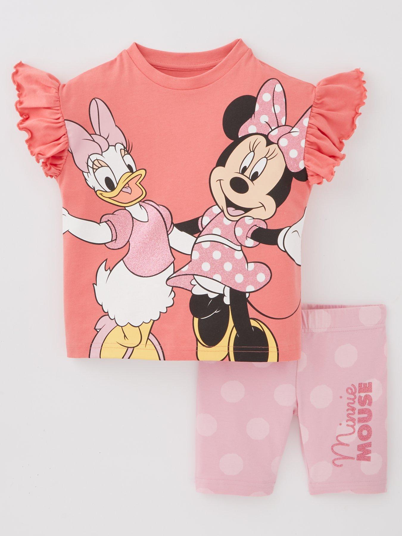 minnie-mouse-disney-minnie-mouse-2-piece-frill-top-and-cycling-short-set-pink