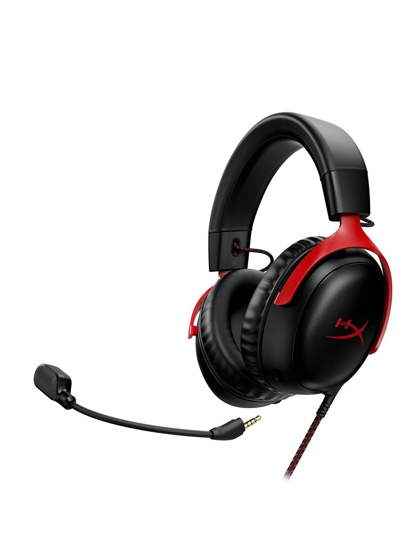 HYPERX Cloud III Wired Gaming Headset PC Mac Xbox PS4 PS5 Switch Mobiles Black Red Very