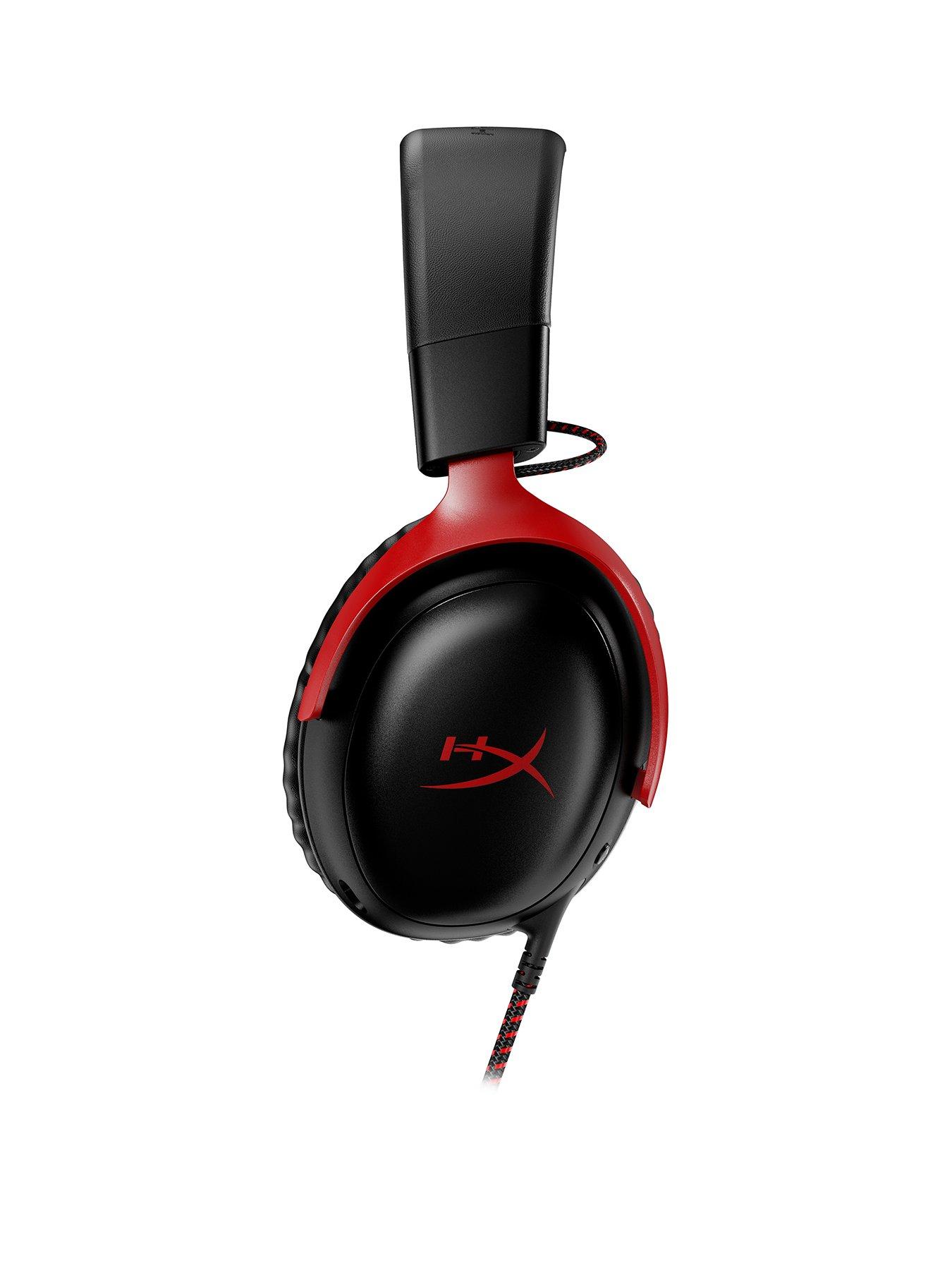 HYPERX Cloud III Wired Gaming Headset PC Mac Xbox PS4 PS5 Switch Mobiles Black Red Very