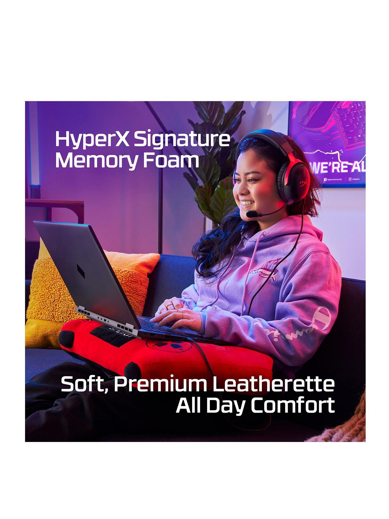 Image 3 of 8 of HYPERX Cloud III Wired Gaming Headset - PC | Mac | Xbox | PS4 | PS5 | Switch | Mobiles - Black &amp; Red