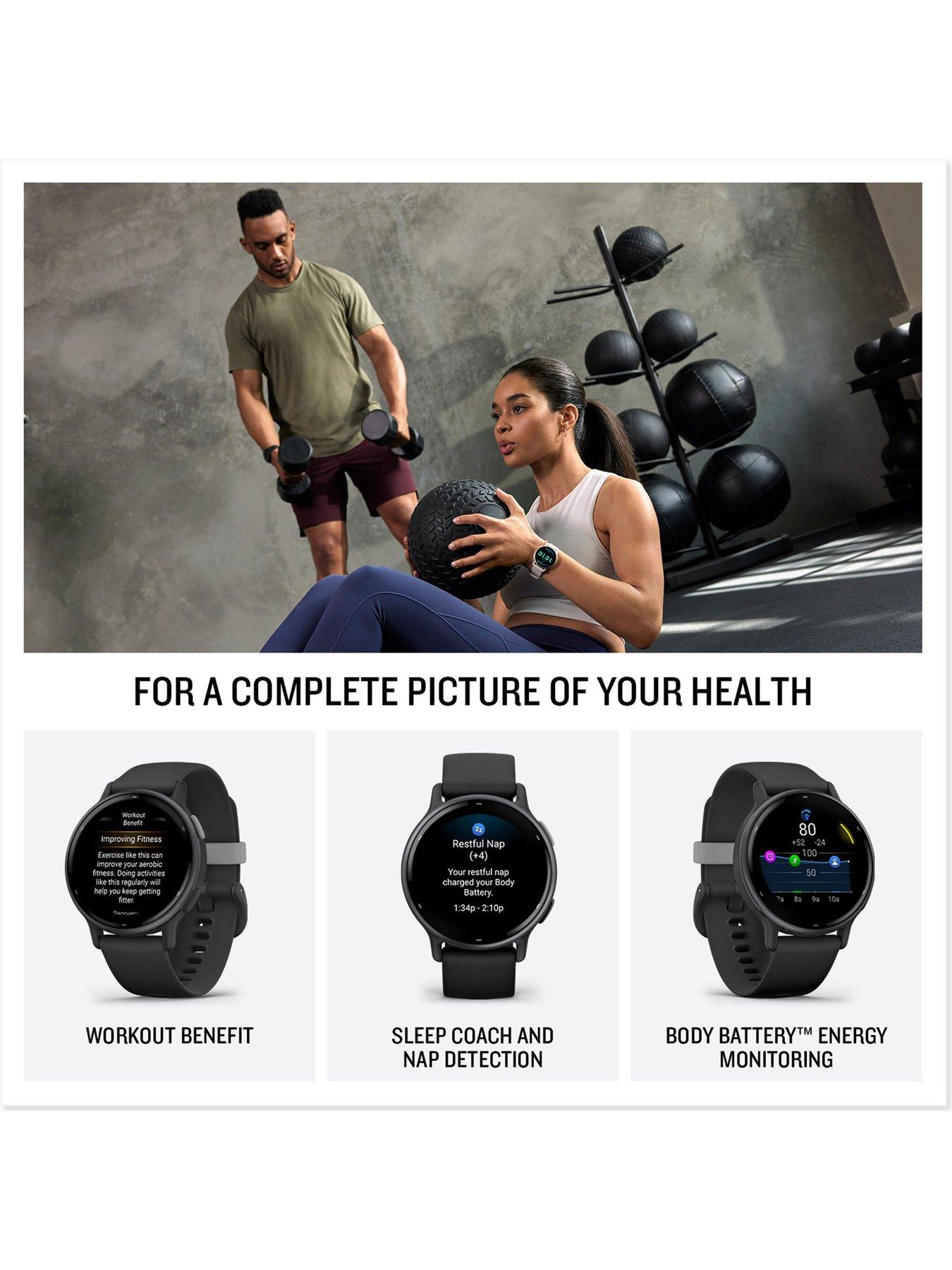 Garmin shops Vivo active music