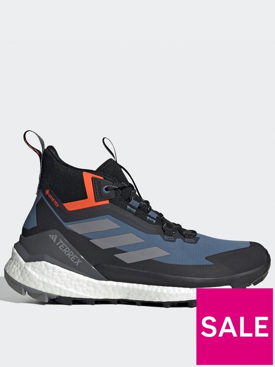 front image of adidas-terrex-mens-terrex-free-hiker-20-gore-tex-shoes-blue