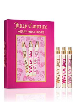 juicy couture travel spray 3 x 10ml gift set
